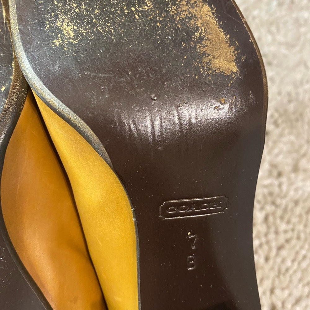 Vintage COACH Camel Nance Calf shoes - Picture 13 of 16